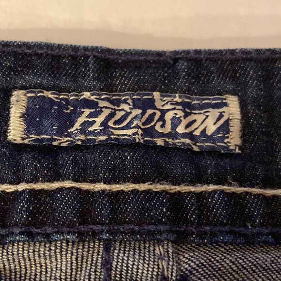 Hudson Jeans Dark Blue Jean Shorts - Picture 5 of 7